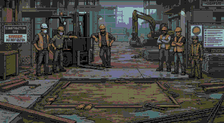 The construction site — in-game screenshot