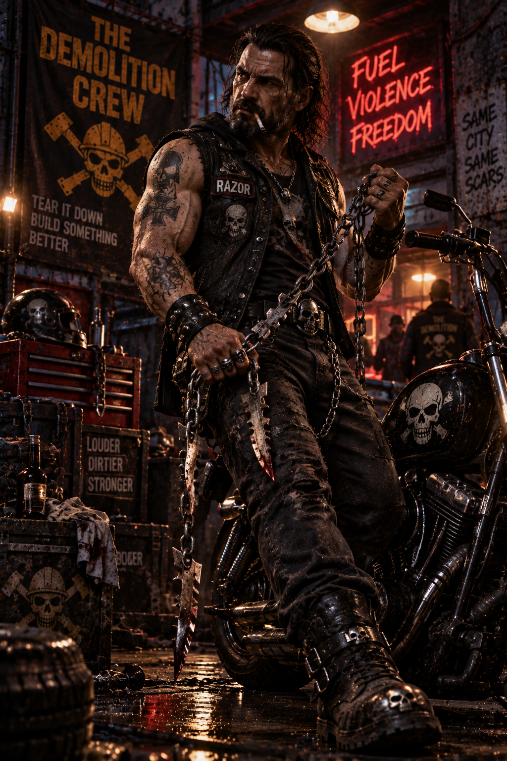 Razor — champion des Hell Riders